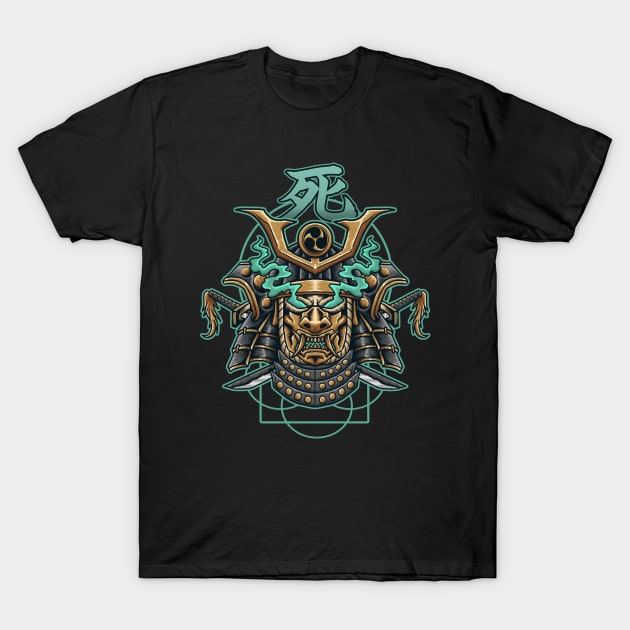 Golden Samurai T-Shirt by haqrifkii